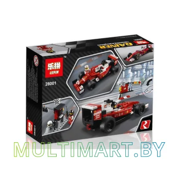 Конструктор Lepin 28001 Scuderia Ferrari SF16-H (198 деталей) картинка 2